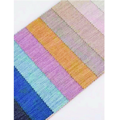 Extra wide herringbone linen Flame wall cloth