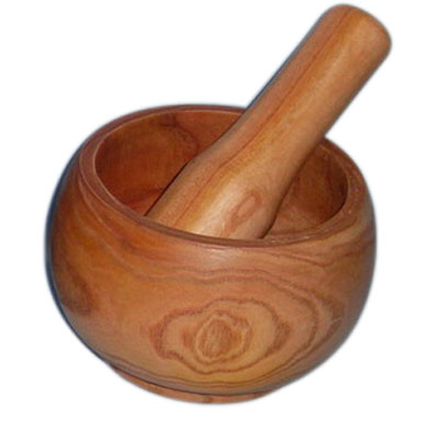 Wooden Mortar